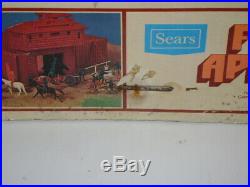 Marx Sears Exclusive Fort Apache Playset # 3686 Sealed Box With Blockhouse