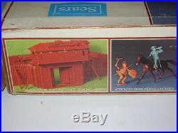 Marx Sears Exclusive Fort Apache Playset # 3686 Sealed Box With Blockhouse