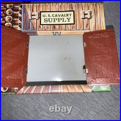 Marx Sears Heritage Fort Apache Play Set Fort Complex w / Tin Litho Building
