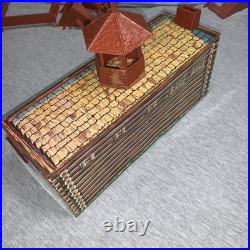 Marx Sears Heritage Fort Apache Play Set Fort Complex w / Tin Litho Building