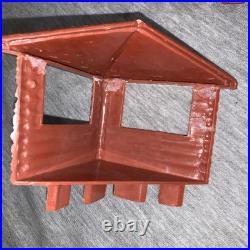 Marx Sears Heritage Fort Apache Play Set Fort Complex w / Tin Litho Building