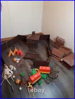 Marx Sears Heritage Fort Apache Playset in Original Box with accessories