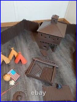 Marx Sears Heritage Fort Apache Playset in Original Box with accessories