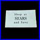 Marx Sears Shopping Center Playset Store Welcome Sign Paper Inside Part 1960s