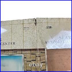 Marx Sears Shopping Center Playset Tin Automotive Center Wall Building Part #2