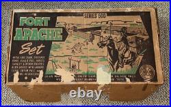 Marx Series 500 Fort Apache Playset Box Only 3647 Mar No Parts Or Pieces