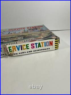 Marx Service Station Toy See & Play Vintage / Antique Extremely Rare W 27 Cars
