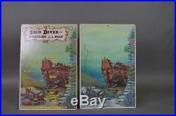 Marx Skin Diver and MONSTERS of the DEEP- Blister Card Original Art Work