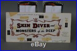Marx Skin Diver and MONSTERS of the DEEP- Blister Card Original Art Work