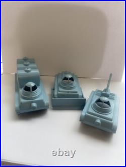Marx Space Vehicles (3) Blue Operation Moon Base Playset