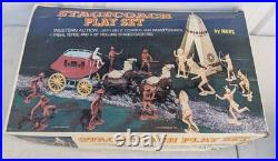Marx Stagecoach Playset In Box