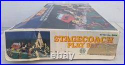 Marx Stagecoach Playset In Box