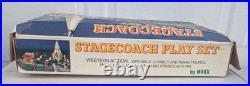 Marx Stagecoach Playset In Box