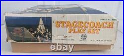 Marx Stagecoach Playset In Box