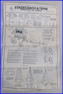 Marx Stagecoach Playset In Box