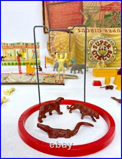 Marx Super Circus Playset #4320 Great Condition All Original with Box 1952 Marx Super Circus Playset #4320 Great Condition All Original with Box 1952