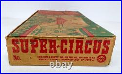 Marx Super Circus Playset #4320 Great Condition All Original with Box 1952