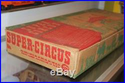Marx Super Circus Playset No. 4320 Never Used Condition Original Box 1952