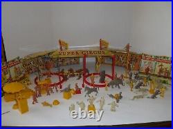 Marx Super Circus Playset in nice box complete except no instructions
