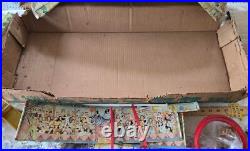 Marx Super Circus Playset with OB, Rings, Lights, Animals, Circus Wagons, & Papers