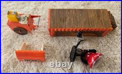 Marx Super Circus Playset with OB, Rings, Lights, Animals, Circus Wagons, & Papers