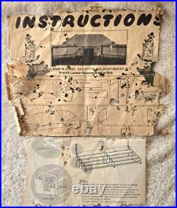 Marx Super Circus Playset with OB, Rings, Lights, Animals, Circus Wagons, & Papers