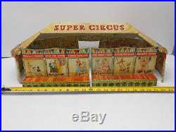 Marx Super Circus Tent Playset With (2) Stages American Flyer Ives Lionel