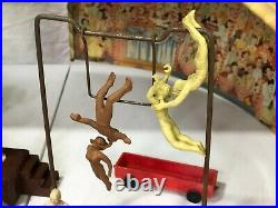 Marx Super Circus Vintage Playset with Sideshow Panels and accessories