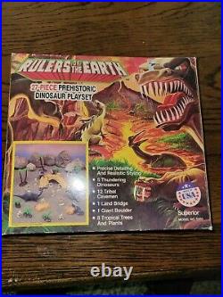 Marx Superior 1987 Rulers of the Earth 27pc Dinosaur Playset Rare