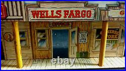 Marx Tales Of Wells Fargo Tin Litho Marx Train Set Building