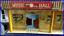 Marx Tales Of Wells Fargo Tin Litho Marx Train Set Building