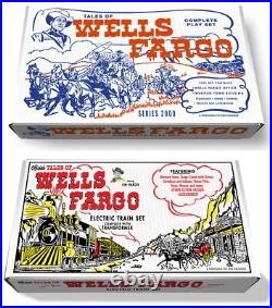 Marx Tales of Wells Fargo OR Tales of Wells Fargo Electric Train Play Set Box