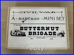 Marx The Butternut Brigade VERY RARE Civil War Mini Playset 54mm Figures