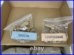Marx The Butternut Brigade VERY RARE Civil War Mini Playset 54mm Figures