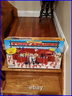 Marx The Famous Fort Apache Western Playset Brand New, Sealed Box 200 Pieces 4502