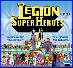 Marx The Legion of Super Heroes Play Set Box Marx The Legion of Super Heroes Play Set Box