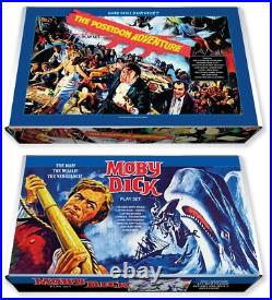 Marx The Poseidon Adventure Play Set Box OR Moby Dick Play Set Box
