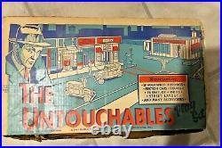 Marx The Untouchables Vintage 4676 Playset 1961 Eliot Ness Lithograph Building