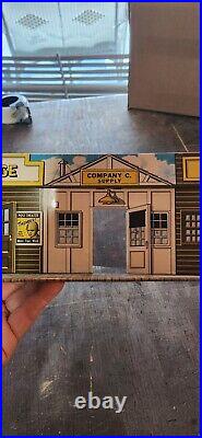 Marx Tin Lithographed Army PX Street Front RARE
