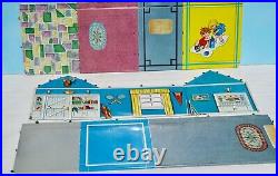 Marx Tin litho colonial doll house1964 # 4063/48-24200 boxed newith used oop