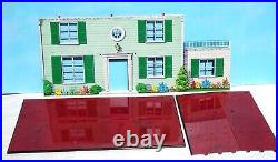 Marx Tin litho colonial doll house1964 # 4063/48-24200 boxed newith used oop