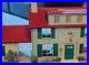 Marx Tin round window Colonial Dollhouse with Princeton rumpus room