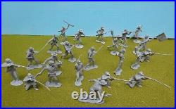 Marx Toy Co 54mm Civil war playset mansion+22 figures +11 Accessories used oop