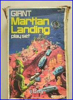 Marx Toy Co. Giant Martian Landing Play Set Vintage Rare 1977 Alien Space Toy