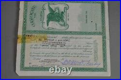 Marx Toy Co RARE. Stock Certificate Signed By Louis Marx