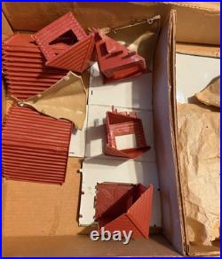 Marx Toys #3681 Fort Apache Play Set Horses Figures Fort Shooting cannon