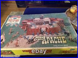 Marx Toys Fort Apache Check Photos For Contents Sears Heritage Play Set withbox