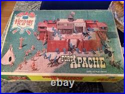 Marx Toys Fort Apache Check Photos For Contents Sears Heritage Play Set withbox