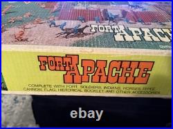 Marx Toys Fort Apache Check Photos For Contents Sears Heritage Play Set withbox