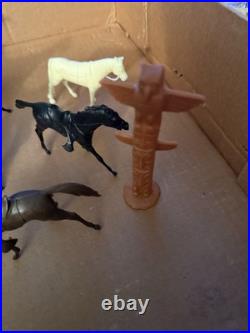 Marx Toys Fort Apache Check Photos For Contents Sears Heritage Play Set withbox